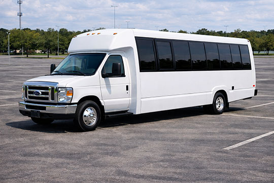 25-passenger minibus rental Homer City TX
